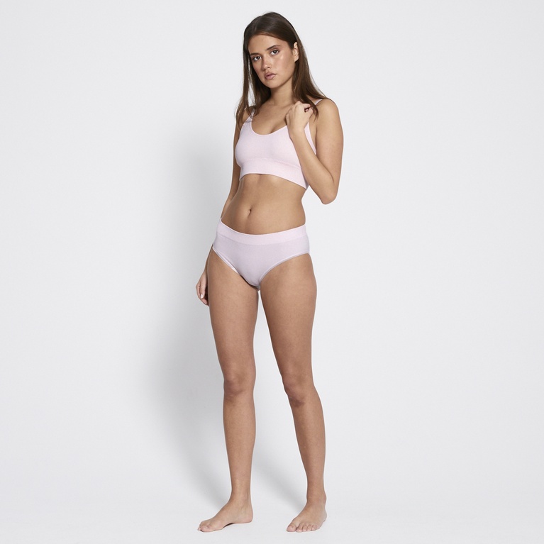 Soft ribbed bra "Rib Bra" Pink